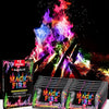Hotdevil Fire Color Changing Packets (12Pack) Magical Flames Fire for Outdoor Campfires, Fire Pits, Fireplaces,Campfire Accessories, Compatible with Wood