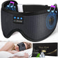 LC-dolida Sleep Headphones, Sleep Mask Bluetooth Wireless Music Eye Mask, Sleeping Headphones for Side Sleepers Sleep Mask with Bluetooth Headphones Ultra-Thin Stereo Speakers Perfect for Sleeping