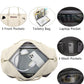 Weekender Travel Duffle Bag for Women - Carry on Bag with Shoe Compartment Overnight Bags with Toiletry Bag Wet Pocket Weekend Traveling Yoga Gym Hospital Bags for Labor and Delivery Beige
