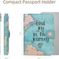 ZOPPEN Passport Holder Women, Passport Cover Travel Wallet Rfid Blocking Passport Wallet Cover Case Travel Essentials Document Organizer, Map