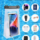 Large Waterproof Phone Pouch Universal Phone Waterproof Case for iPhone 15 14 13 12 Pro Max Galaxy S22 S21 IPX8 Water Proof Dry Bag with Wide Lanyard Large Capacity Waterproof Bag for Swimming