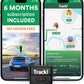 Tracki GPS Tracker for Vehicles, Car, Kids. Subscription Needed. US-Made Tech. 4G LTE GPS Tracking Device. Unlimited Distance, US & Worldwide. Small (Tracker) (Tracker 6-mo Subscription Incl.)