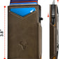 BULLIANT Men Wallet Gift Boxed,Slim Front Pocket Wallet Money Clip Card Holder 3.8"x2.7",Pop-up Access