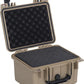 MEIJIA Portable All Weather IP67 Waterproof Camera Case,hard case with Customizable Fit Foam,Fit Use of Drones,Camera,Equipments,10.62 x9.68x6.87inches(Desert Tan)