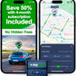 GPS Tracker for Vehicles with Magnet– 4G LTE Real-Time Location Device with App, Built-in SIM, 14-Day Battery – Anti-Theft GPS Tracker for Car, Motorcycle, Scooter, Bike - 4-Mo Subscription Incl