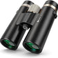 12x42 UHD Binoculars for Adults High Powered Waterproof Large View with Clear Vision & Compact Binocular Essentials for Hunting Camping Cruise Travel Bird Watching Sports