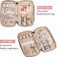 SFYBYHEART Travel Jewelry Organizer Case, Jewelry Travel Bags for Women, Small Travel Jewelry Case for Tangle-Free Earrings, Necklaces, Rings Storage, Travel Accessories, Black