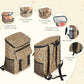 Cooler Backpack Soft Insulated Leak Proof 30 Cans Insulated Backpack Cooler Portable Picnic Camping Beach Hiking BBQ Lunch Backpack for Men and Women -Leopard Print