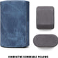 Longjet Watch Roll Travel Case for Men Portable Watches Organizer Box with Removable Velvet Pillow Holder (2 Slot Denim Blue)