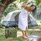 SPACEREST Integrated Camping Shower – Spill Resistant, Electric Portable Shower for Camping with 5 Gallon Food-Grade Water Jug, Easy to Store for Hiking, Beach, 7-Mode Shower Head, IPX7 Waterproof