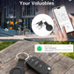 Bluetooth Tracker for AirTag with Keychain, Dual System Air Tracker Tag-for iOS & Android, Smart Tags Anti-Lost Tags, Waterproof Item Finder, Worldwide Smart Location Tag for Keys (Android & iOS)