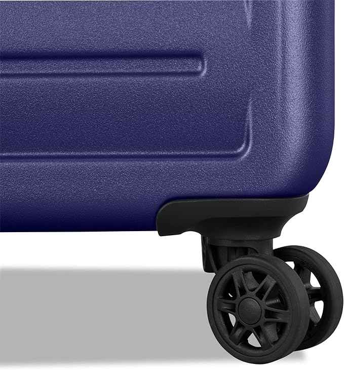 American Tourister Westridge Hardshell Luggage Set - 3 Piece Set - 20" Carry-On, 24” & 28” Checked Luggage Set with 360° Spinner Wheels - Expandable Suitcases for Extended Travel - Dusk Purple