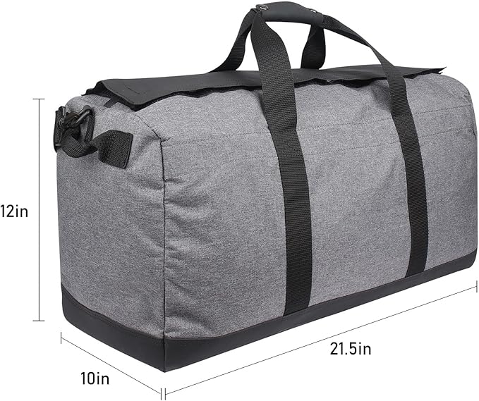 FIREDOG Smell Proof Duffle Bag, Large Smell Proof Bag for Travel Storage