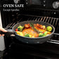 GiPP Ceramic Non Stick Frying Pans Set Removable Handle, Dishwasher & Oven Safe Nonstick Skillets with Detachable Handle, Healthy Cooking Compatible with All Stovetops, PFOA Free, RV Cookware set