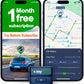 GPS Tracker for Vehicles with Magnet – 4G LTE Real-Time Location Device with App, Built-in SIM, 14-Day Battery – Anti-Theft GPS Tracker for Car, Motorcycle, Scooter, Bike