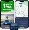 GPS Tracker for Vehicles with Magnet – 4G LTE Real-Time Location Device with App, Built-in SIM, 14-Day Battery – Anti-Theft GPS Tracker for Car, Motorcycle, Scooter, Bike