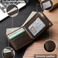 Mens Wallet Genuine Leather Bifold RFID Blocking Wallet for Men with 1 ID Window 13 Card Holders 2 cash pockets 1 Gift Box