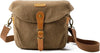 BAGSMART Camera Bag, SLR DSLR Canvas Crossbody Camera Case, Compact Camera Shoulder Bag with Rain Cover for Women and Men