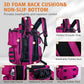 Goture Fishing Backpack, 900D Water-Resistant Tackle Backpack with Rod Holders, 58L Large Storage Gear Fishing Tackle Bag with Detachable Crossbody Bag,8 Lure Pockets,Bottle Holder for Camping Hiking