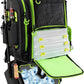 BLISSWILL Large Fishing Backpack with Cooler for 3 Tackle Boxes - Fishing Bag with Rod Holders for Camping and Hiking