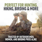 Binocular Harness Chest Pack - Lightweight Hunting Chest Rig with Rangefinder Pouch, MOLLE System Bino Harness for Bow Hunting, Tactical Chest Pack for Men, Veteran Owned Gear, MultiCam