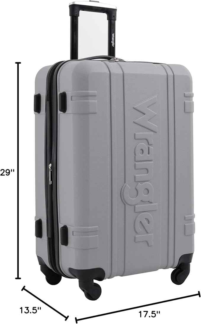 Wrangler 3 Piece Astral Travel Luggage Set, Sharkskin