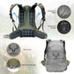 MOXULE Hunting Backpack Waterproof Pack: 25L Hunting Gear with Rain Cover,Hunting Day Pack with Rifle Bow Gun Holder (Green)