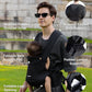 BABELIO Baby Carrier Newborn to Toddler, Wide Shoulder Straps Ergonomic Lightweight Infant Carrier for 7-45lbs, with Head Support, Hands-Free, Black