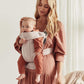 BabyBjörn Baby Carrier Mini, 3D Jersey, Light Beige | Newborn Carrier (7-25 lbs), Ergonomic, Easy-to-Use