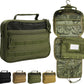 Travel Toiletry Bag for Men, Hanging Toiletry Bag, Portable Organizer Dopp Kit Shaving Bag for Toiletries Tactical Accessories Essentials - Army Green - Roamly