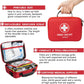 First Aid Kit 340 Piece, Premium Waterproof Hard Shell Medical Kit for Car, Home, Office, Travel, Camping, Sports, Outdoor, School - Emergency First Aid Supplies and Survival Kit