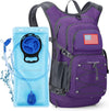 Maelstrom Hydration Hiking Backpack with 2L/3L Water Bladder, High Flow Bite Valve Camping Daypack Lightweight