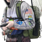 Buffalo Gear 26L Waterproof Fishing Tackle Backpack with Rod Holder, Fly Fishing Gear Storage Bag for Outdoor Angling
