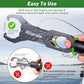 Fishing Pliers,Fish Lip Gripper & Scale Combo - Saltwater Resistant Fishing Tools Kit,Multitool Hook Remover and Split Ring Pliers with Sheath,Fishing Gear,Fishing Gifts for Men