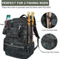 MATEIN Fishing Backpack, Water Resistant Tackle Storage Bag with Rod Holders & Cooler, Fishing Gifts for Men
