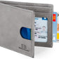 SERMAN BRANDS RFID Blocking Slim Bifold Genuine Leather Thin Minimalist Front Pocket Wallets for Men Billfold Wallet Men Gift