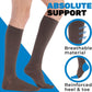 ABSOLUTE SUPPORT Cotton Compression Socks for Women & Men 20-30 mmhg Knee High