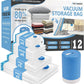 12 Pack Travel Vacuum Storage Bags with Portable Electric Pump, Vacuum Seal Space Saver Bags for Clothing, Vacuum Travel Bags for Luggage