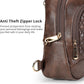 Crossbody Bags for Women Anti Theft Small Sling Handbag with Zipper Lock Vegan Leather RFID Blocking Chest Pure