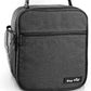 Hap Tim Insulated Lunch Box for Men, Reusable Lunch Bag for Women, Spacious Lunchbox Adult, Dark grey (18654-DG)