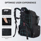 N NEVO RHINO Fishing Tackle Backpack with Rod Holders, 40L Large Fishing Bag with Waterproof Rain Cover,Outdoor Tackle Bag