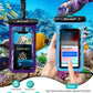 Hiearcool Universal Waterproof Phone Pouch, Dry Bag Compatible for iPhone 16 15 14 13 Pro Max XS Plus Samsung Galaxy S22 Cellphone Up to 8.3", IPX8 Water Proof Cell Phone Case for Beach-2Pack