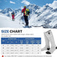 SNOW DEER Heated Socks for Men Women, App Controlled Left/Right Electric Ski Sock, 7.4V 2200mAh Rechargeable Battery 360°Fast Heating Toe Warmers for Skiing Hunting Motorcycle Walking Dogs