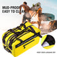50L Waterproof Dry Duffle Bag Dry Backpack 840D TPU Heavy Duty Dry Bag,Rubber Airtight Zipper, for Kayaking,Boating,Motorcycling,Camping,Rafting,Surfing, Swimming,Fishing,Yellow