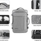 55L Carry On Backpack, Extra Large Travel Backpack for Men & Women, Expandable Big Capacity For Airplanes, Travel Gifts for Men Women, Fits 18.4 Inch Laptop, Luggage Suitcase Daypack Bag, Grey