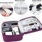 VOCUS Electronics Organizer Travel Cable Organizer Bag for Electronics Accessories, Portable Tech Carring Large Storage Case for Charger, Cord, Power Bank, Hardware