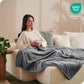 Bare Home Fleece Blanket - Kid Size - Ultra-Soft Lightweight for Bed, Sofa, and Couch - Luxury Microplush - Cozy Warm Blanket (Kid, Grey)