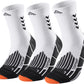 Compression Crew Running Socks: Athletic Socks for Men Women with Cushion,3 Pairs Work Hiking Basketball Sport Socks