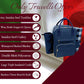 Truvelli Picnic Backpack for 2 with Blanket – 12-in-1 Insulated Picnic Basket Backpack Set with‬ Wine Holder, Cutlery & Cheese Board – Luxury Picnic Back Pack for Couples, Outdoor‬ Adventures, Blue
