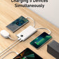 VEEKTOMX Portable Charger with Built-in Cables, 20000mAh Power Bank for iPhone, Fast Charging USB C Battery Pack, Travel Essentials Powerbank Compatible with iPhone, Samsung, Android, etc